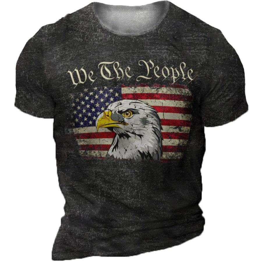 

We Are People America Flag Short Sleeve T-Shirt