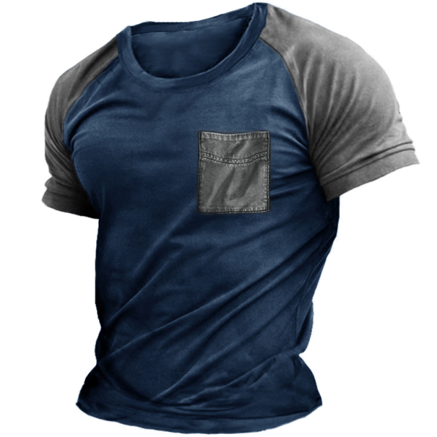 

Men's Casual Vintage Short Sleeve T-Shirt