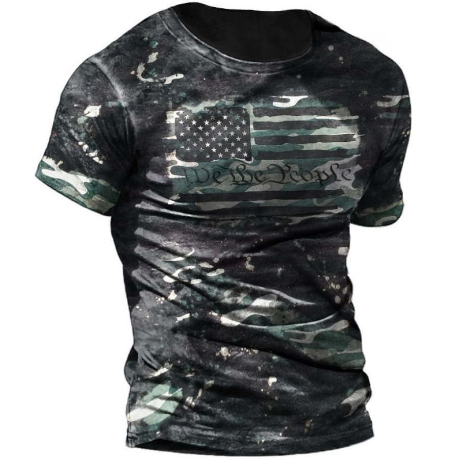 

We The People Green Camo T-Shirt