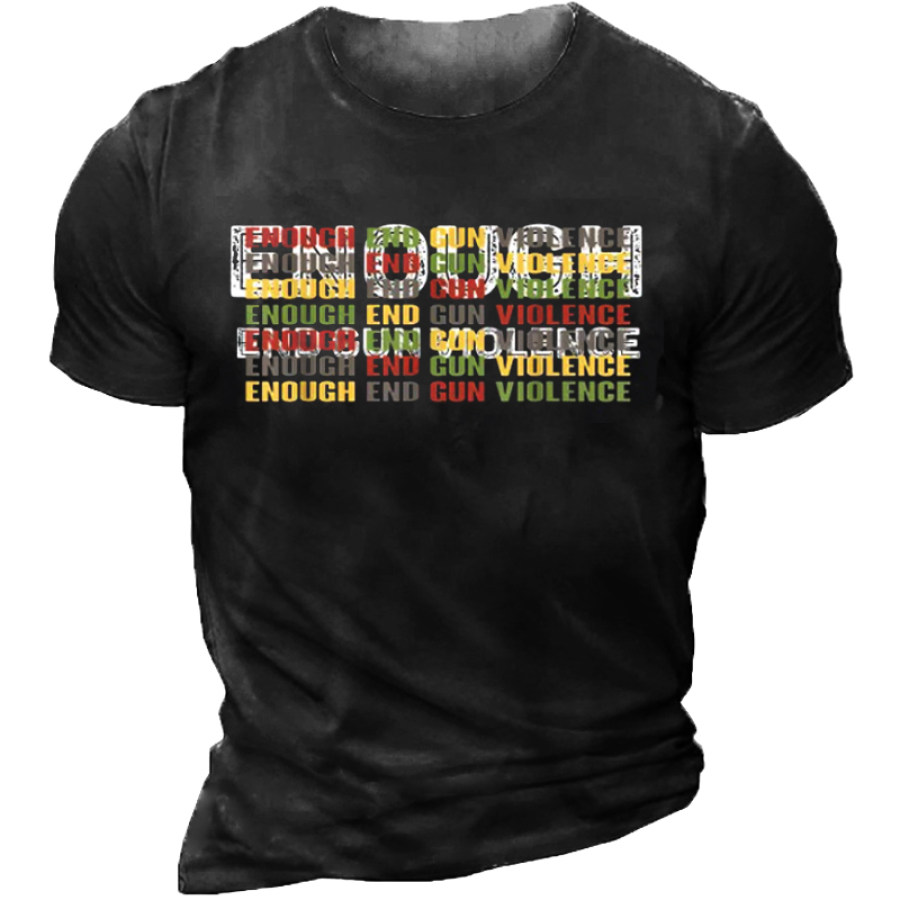 

Enough End Gun Violence Awareness Day Wear Orange Anti Guns T-Shirt