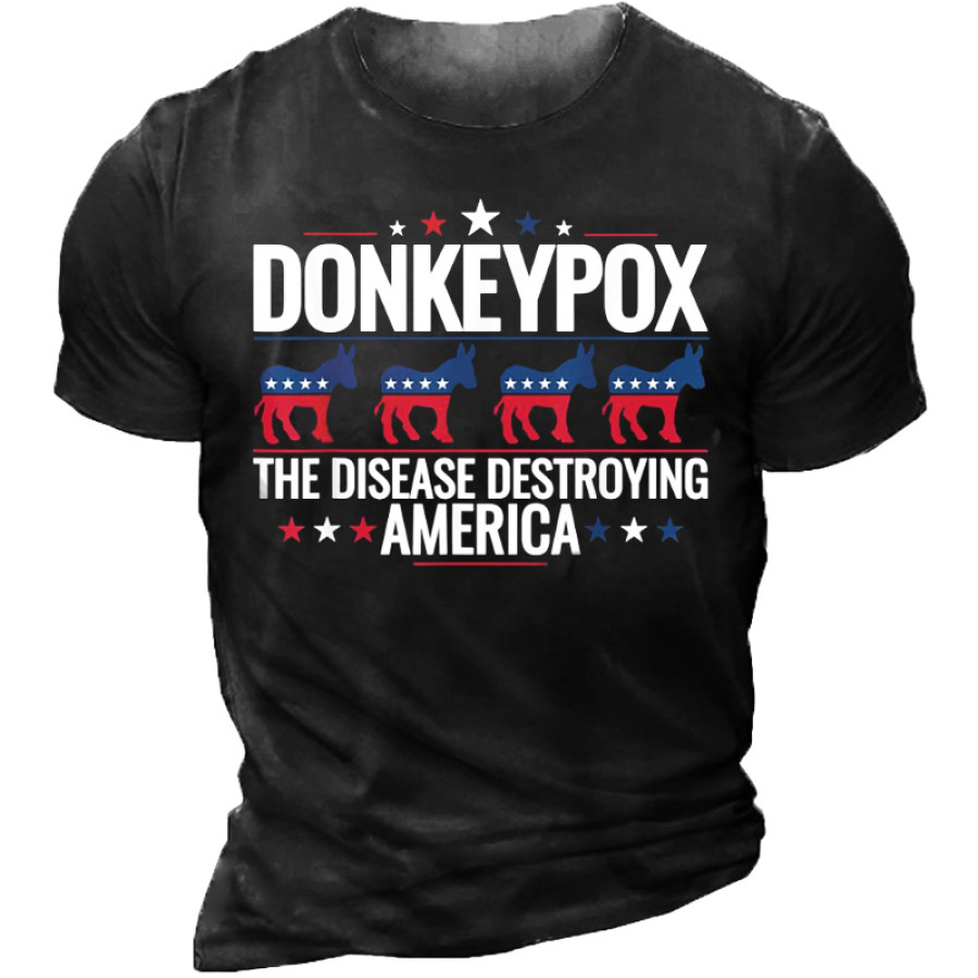 

Donkey Pox The Disease Destroying America Donkeypox T-Shirt