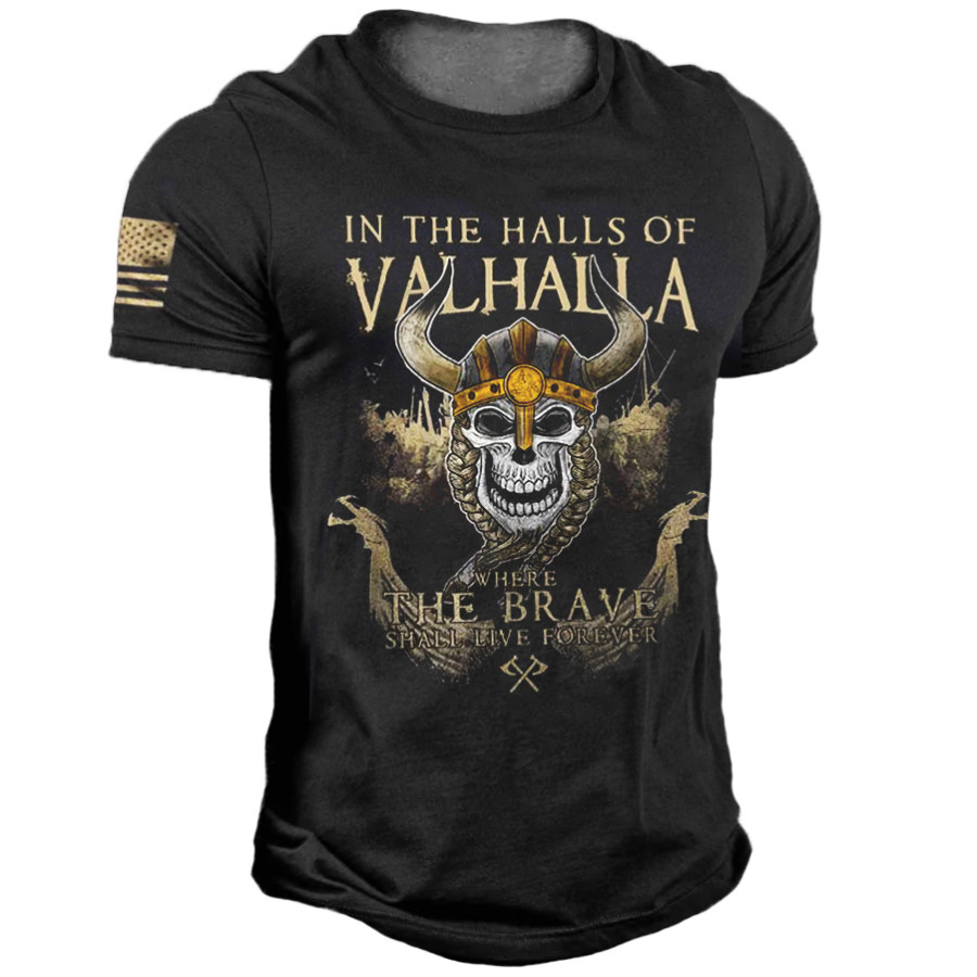 

Men's Outdoor Valhalla Print Moisture Wicking T-Shirt