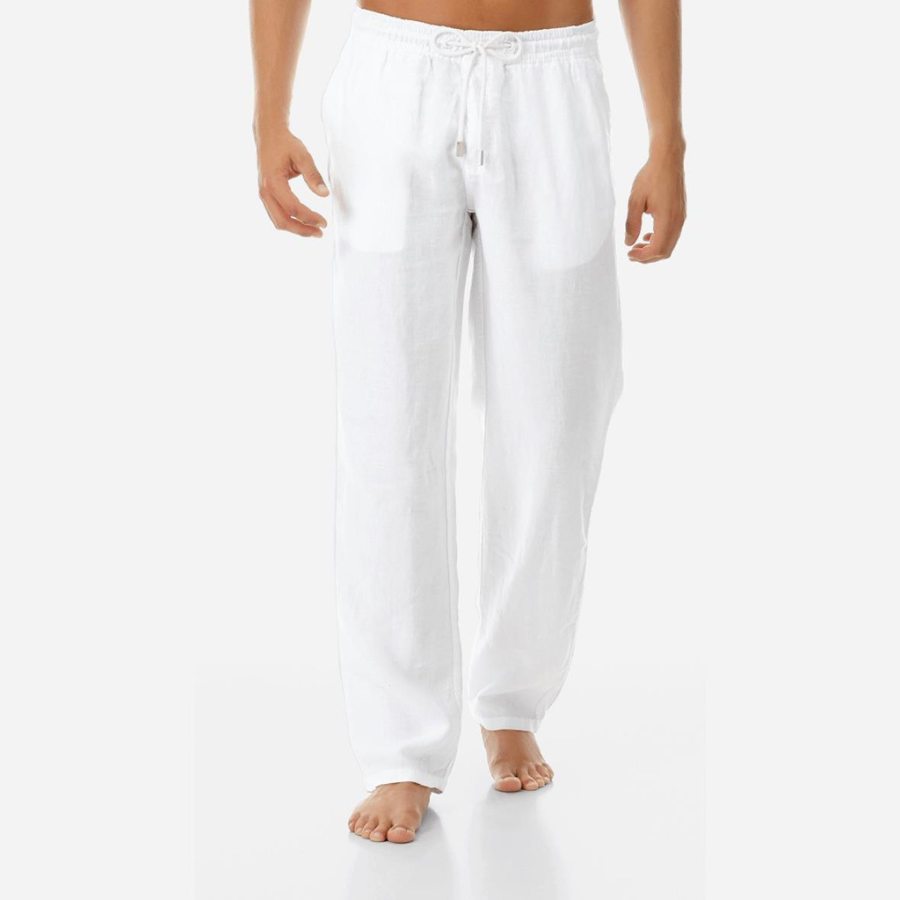 

Men's Casual Loose Cotton Breathable Long Trousers