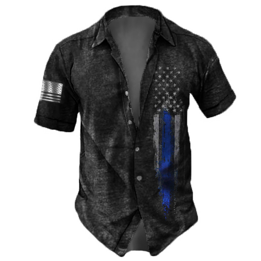 

Men's Outdoor Vintage Short-sleeved Shirt