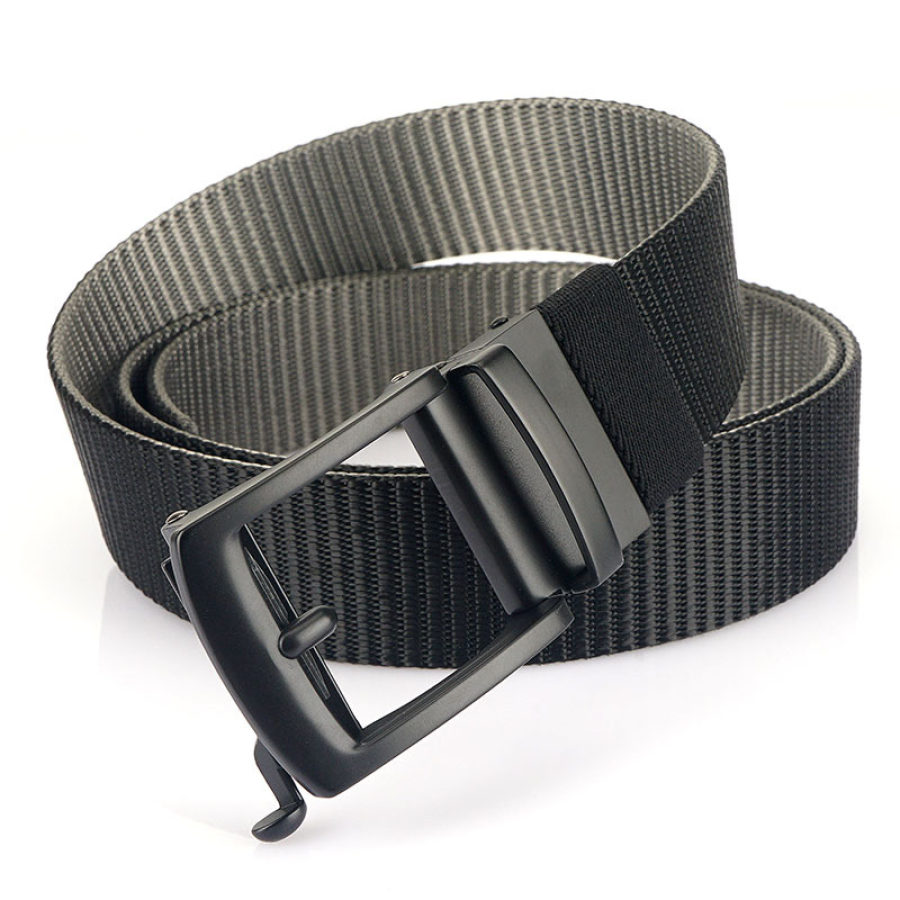 

Men's Outdoor Double Sided Two-Color Rotating Automatic Buckle Nylon Belt