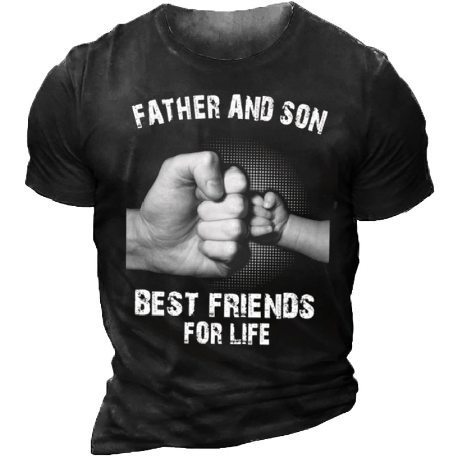 

Father And Son Best Friends For Life Men's T-Shirt