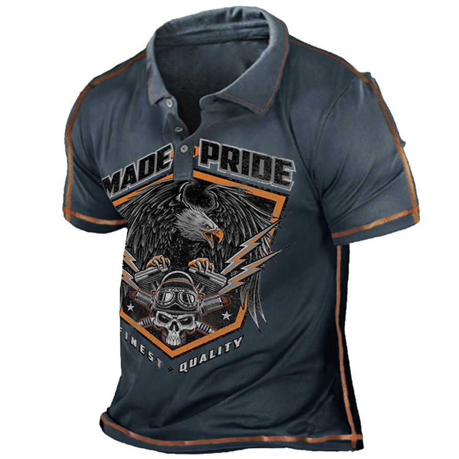 

Men's Motorcycle Polo T-Shirt