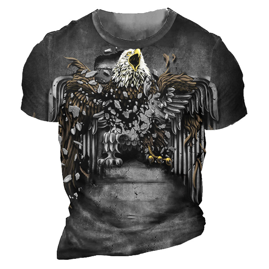 

Men's Eagle Print Tough Guy T-Shirt