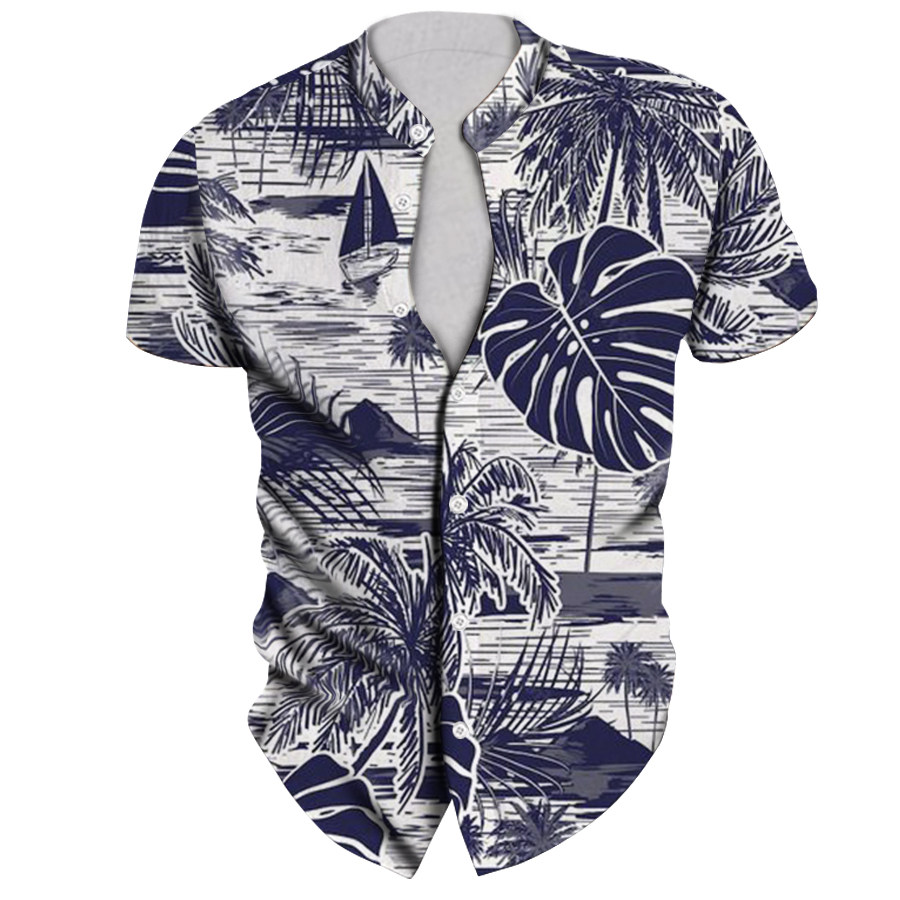 

Men's Beach Casual Print Shirt