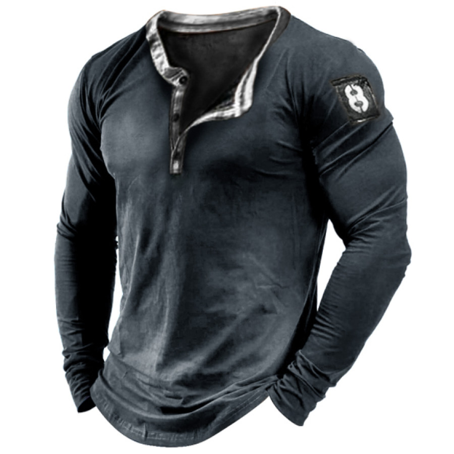 

Men's Outdoor Comfort Long Sleeve Henley Shirt