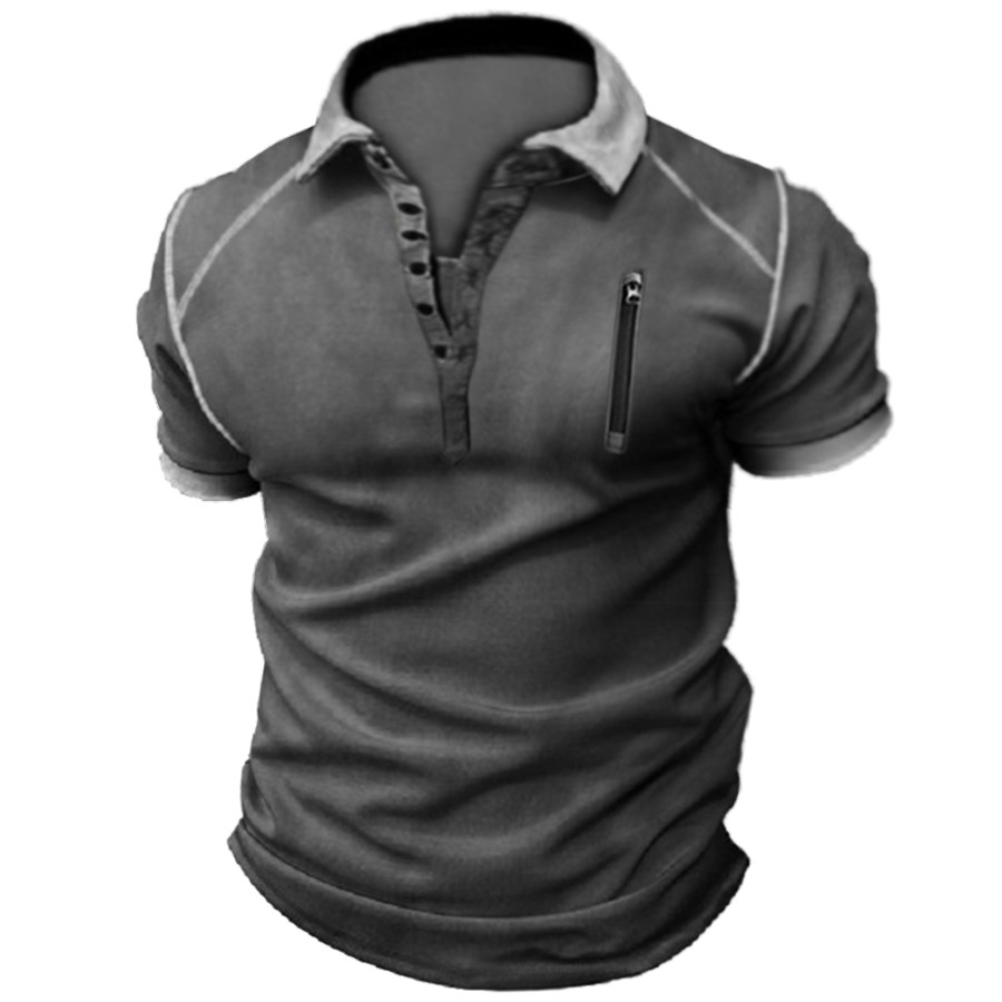 

Men's Outdoor Tactical Polo Short Sleeve T-Shirt