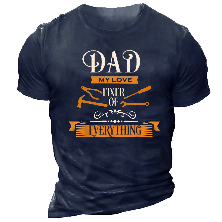 

Dad Fixer Of Everything Men's Short Sleeve T-Shirt