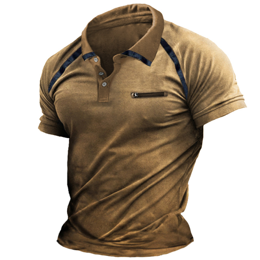 

Men's Outdoor Tactical Polo Short Sleeve T-Shirt
