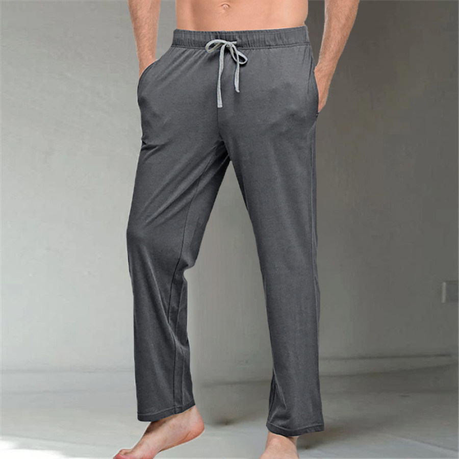 

Men's Casual Loose Cotton Sports Trousers