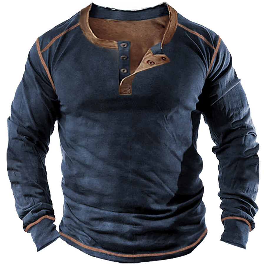 

Men's Outdoor Long Sleeve Tactical Henry T-Shirt