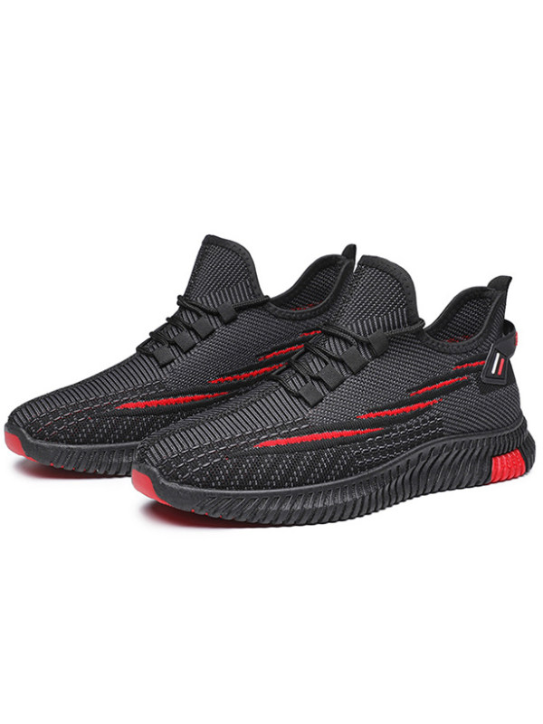 Men's Sports Casual Flyknit Breathable Running Shoes