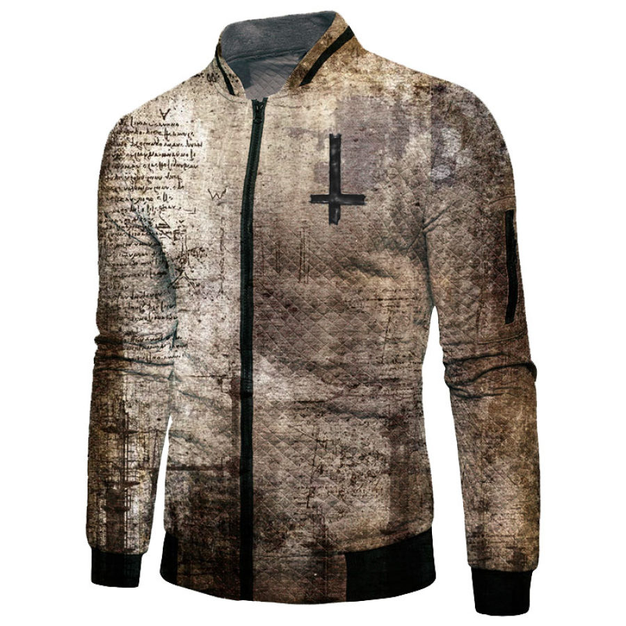 

Men's Cross Collar Zip Jacket