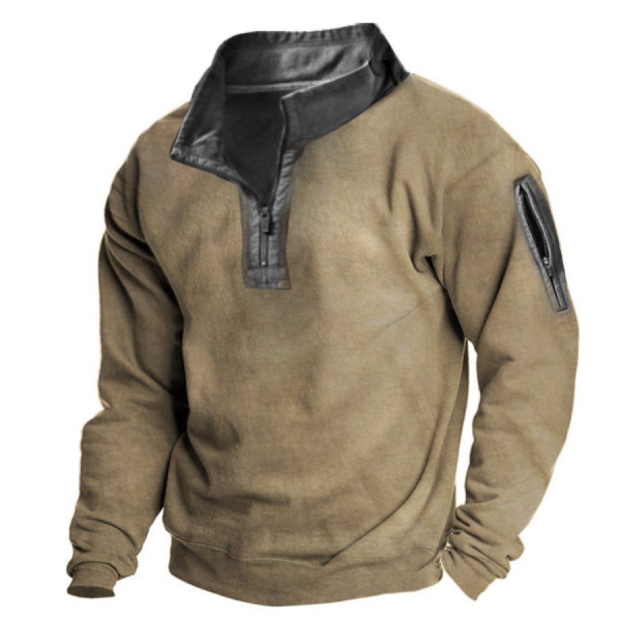 

Men's Outdoor Half-Zip Tactical Fleece Sweatshirt