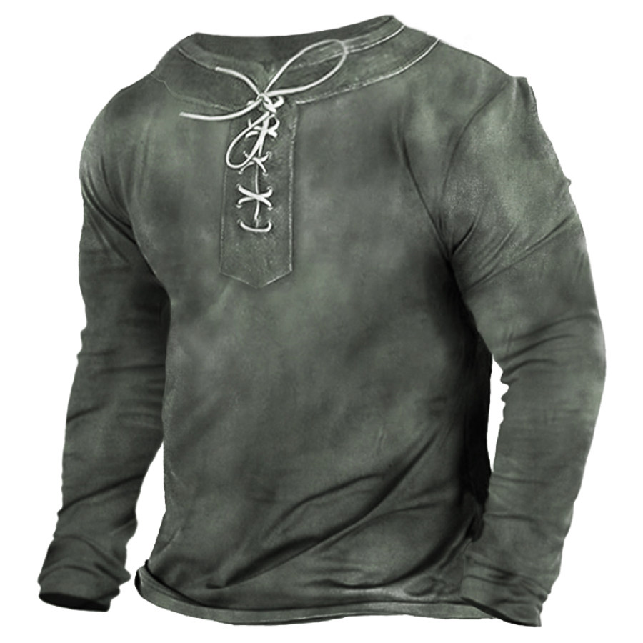 

Men' Henley Long Sleeve Training Shirt