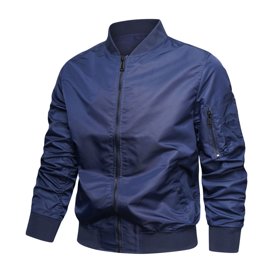 

Men's Outdoor Zip Pocket Tactical Bomber Jacket