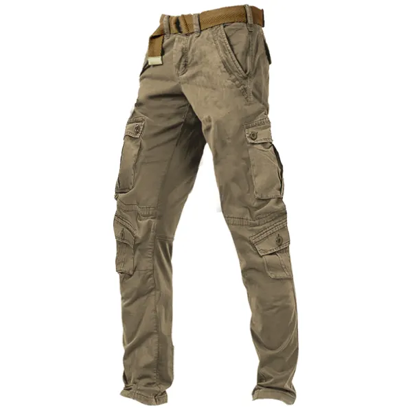 Men's Cotton Cargo Pants - Ootdyouth.com 