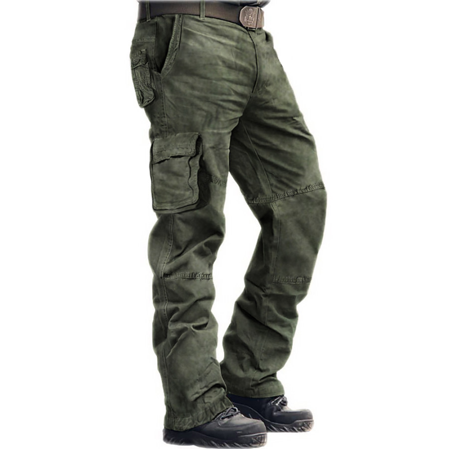 

Men's Outdoor Multi-bag Cotton Sports Casual Cargo Pants