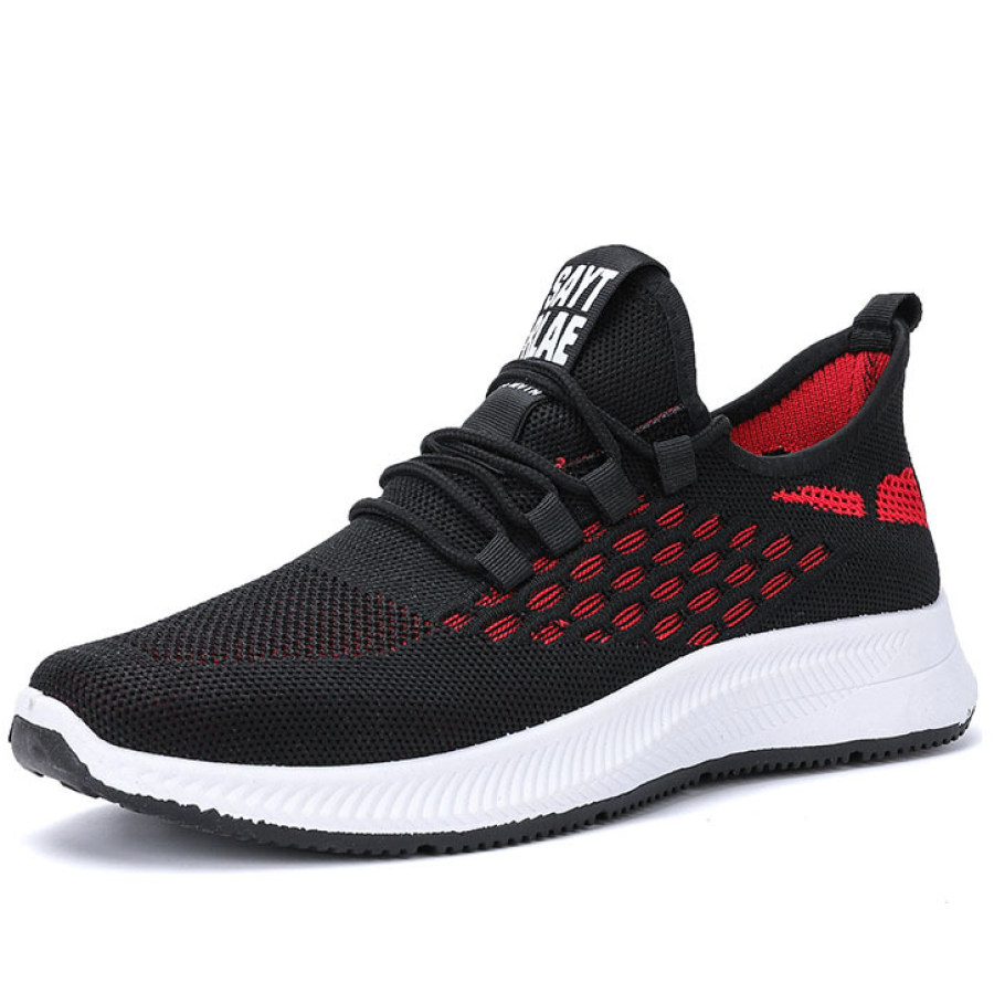 

Men's Comfortable Breathable Flyknit Casual Soft Sole Sneakers