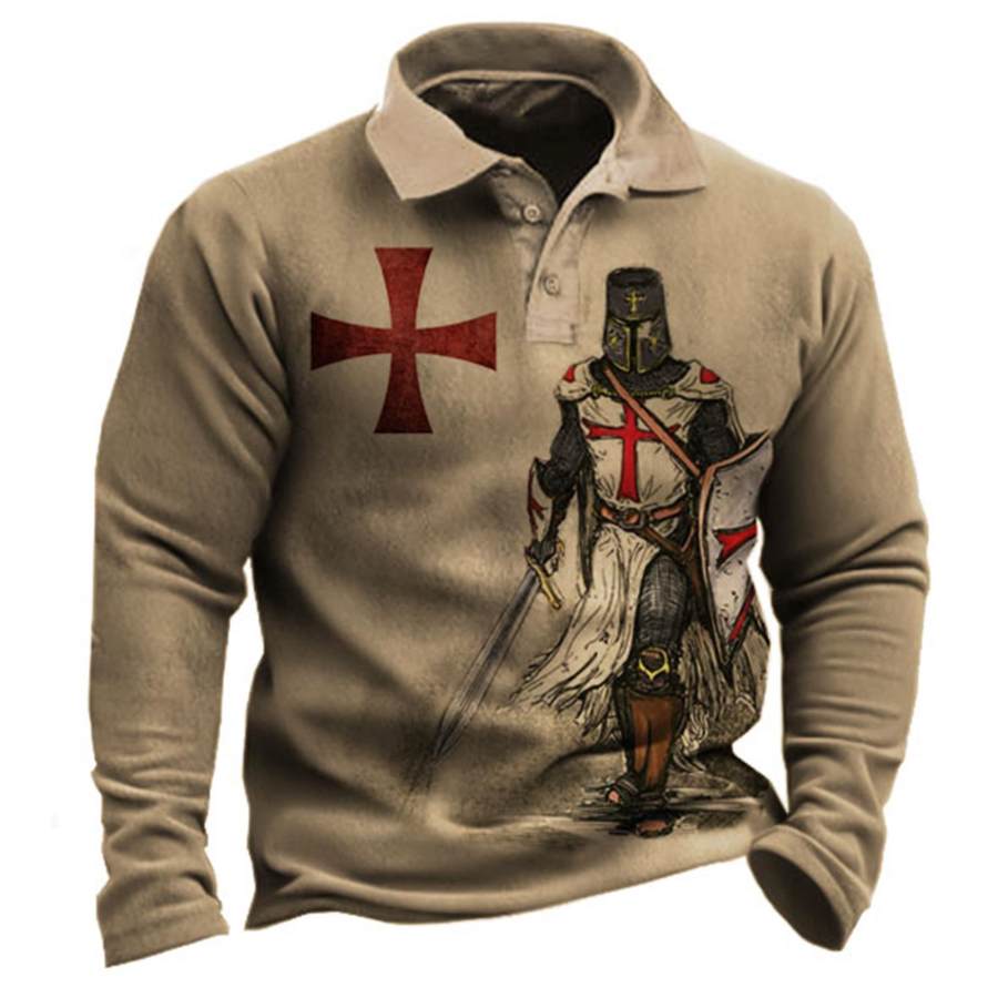 

Men's Outdoor Knights Templar Cross Polo Sweatshirt