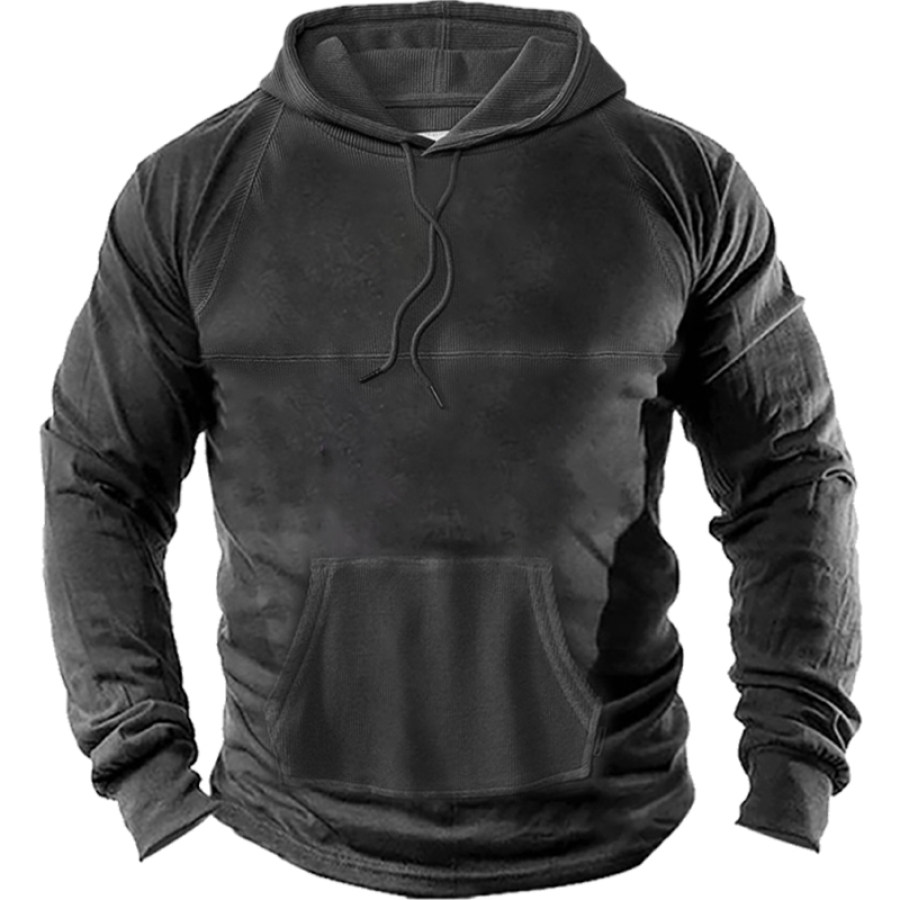 

Men's Outdoor Casual Long Sleeve Hooded Sweatshirt