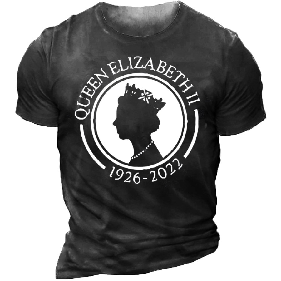 

1926-2022 Queen Of England Commemorative T-Shirt