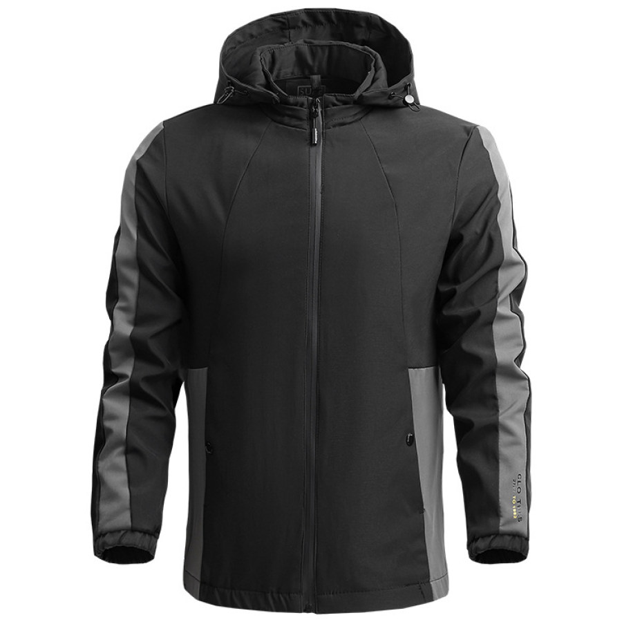 

Men's Fashion Casual Hooded Workwear Track Jacket