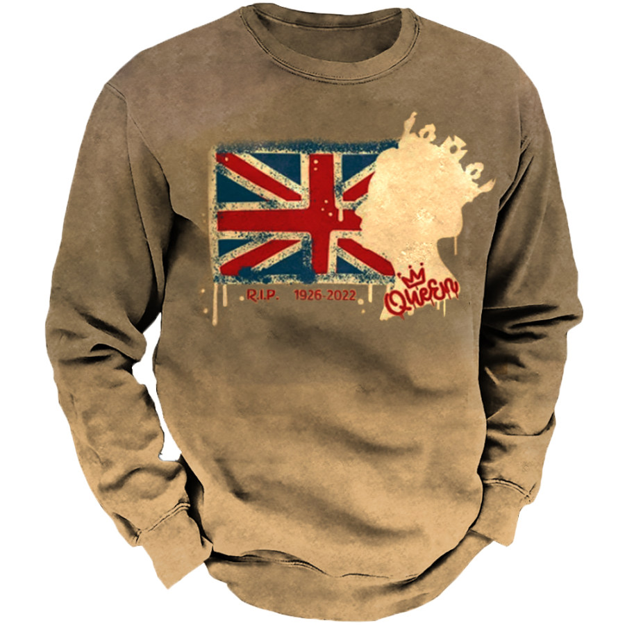 

Queen Of England Since 1952 Commemorative Long Sleeve Sweatshirt