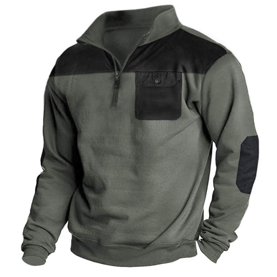 

Men's Outdoor Tactical Zipper Sweatshirt