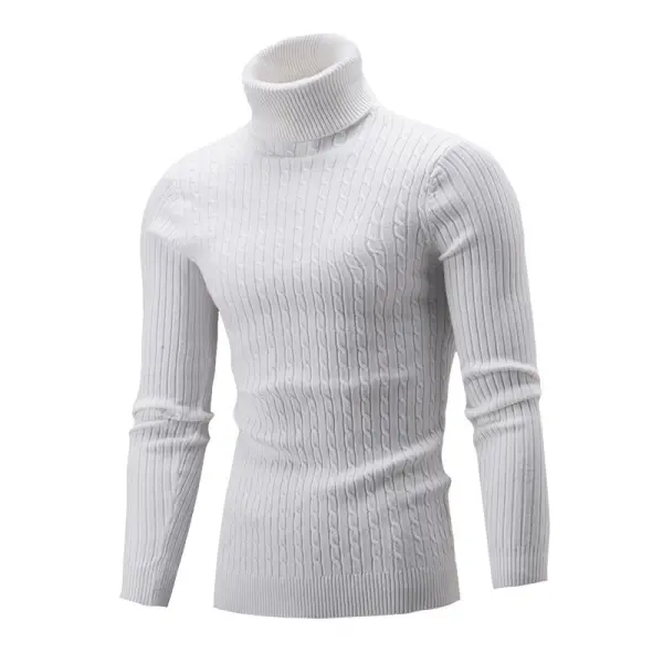 Men's Winter Slim Turtleneck Sweater - Honeylop.chimpone.com 