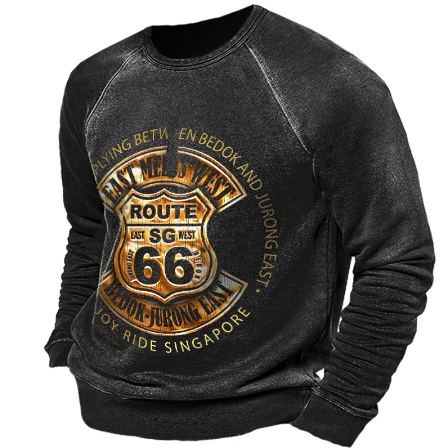 

Men's Casual Route 66 Long Sleeve Sweatshirt