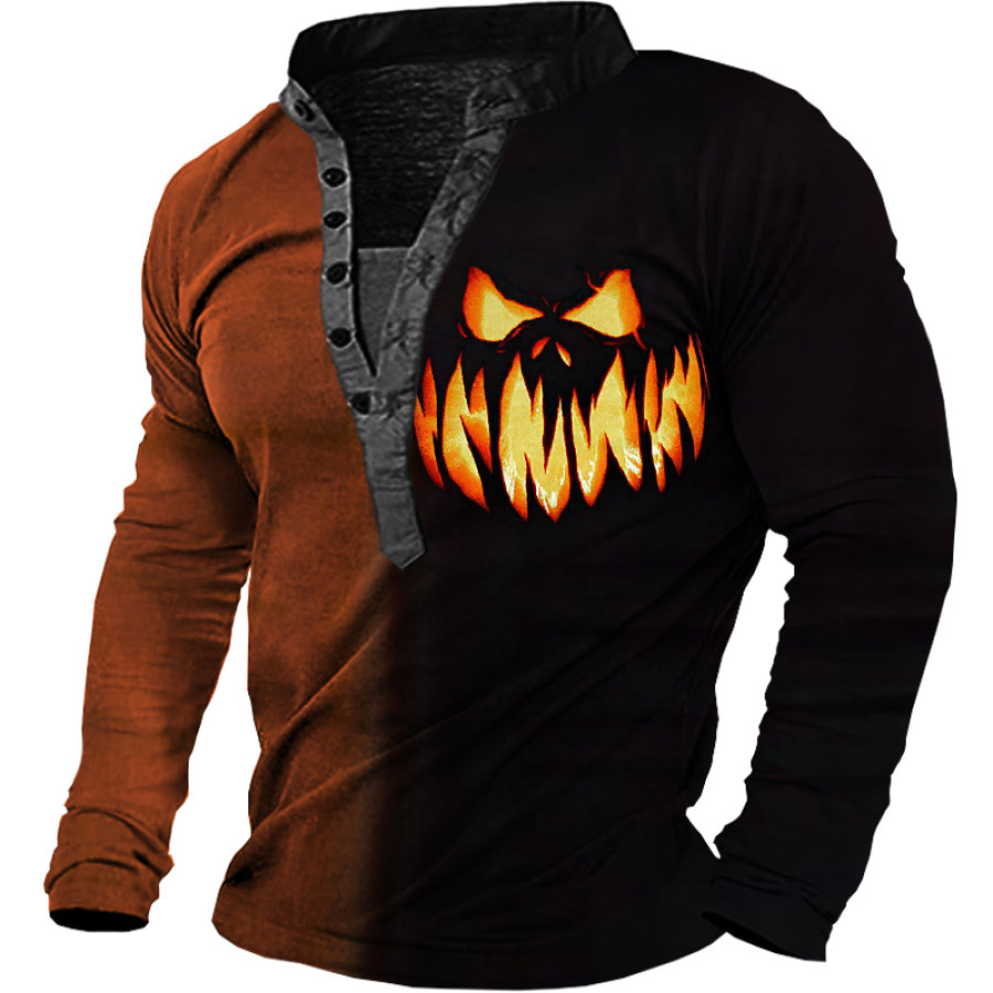 

Men's Vintage Halloween Long Sleeve T-Shirt