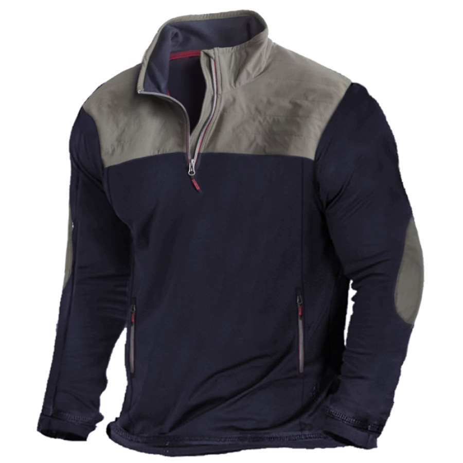 

Men's Outdoor Casual Tactical Long Sleeve Sweater