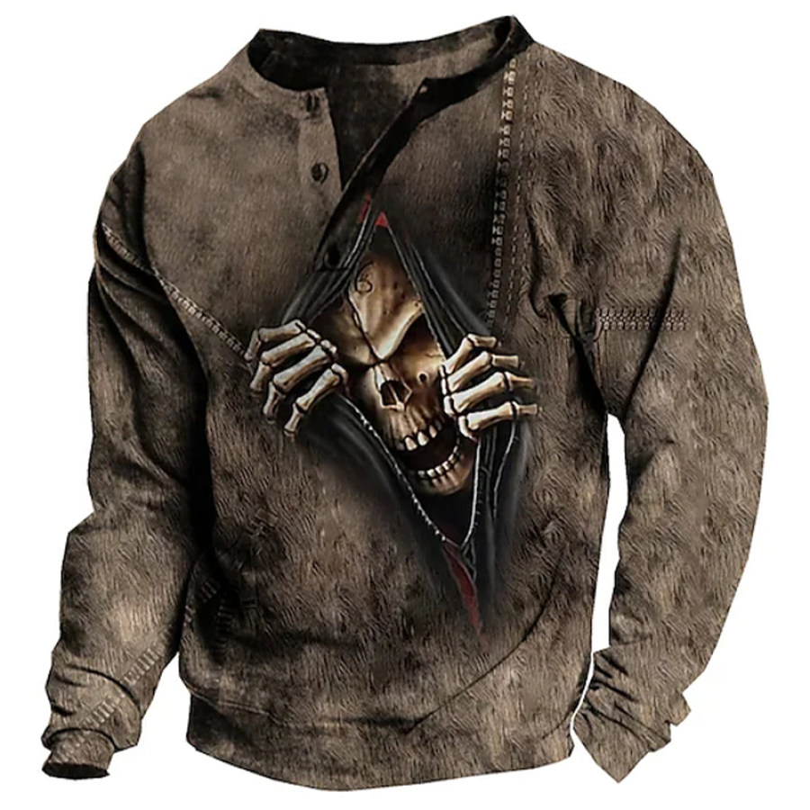 

Men's Outdoor Casual Tactical Long Sleeve Sweater