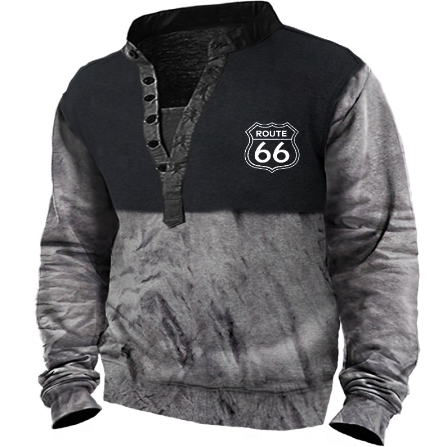 

Men's Vintage Route 66 Long Sleeve Sweatshirt