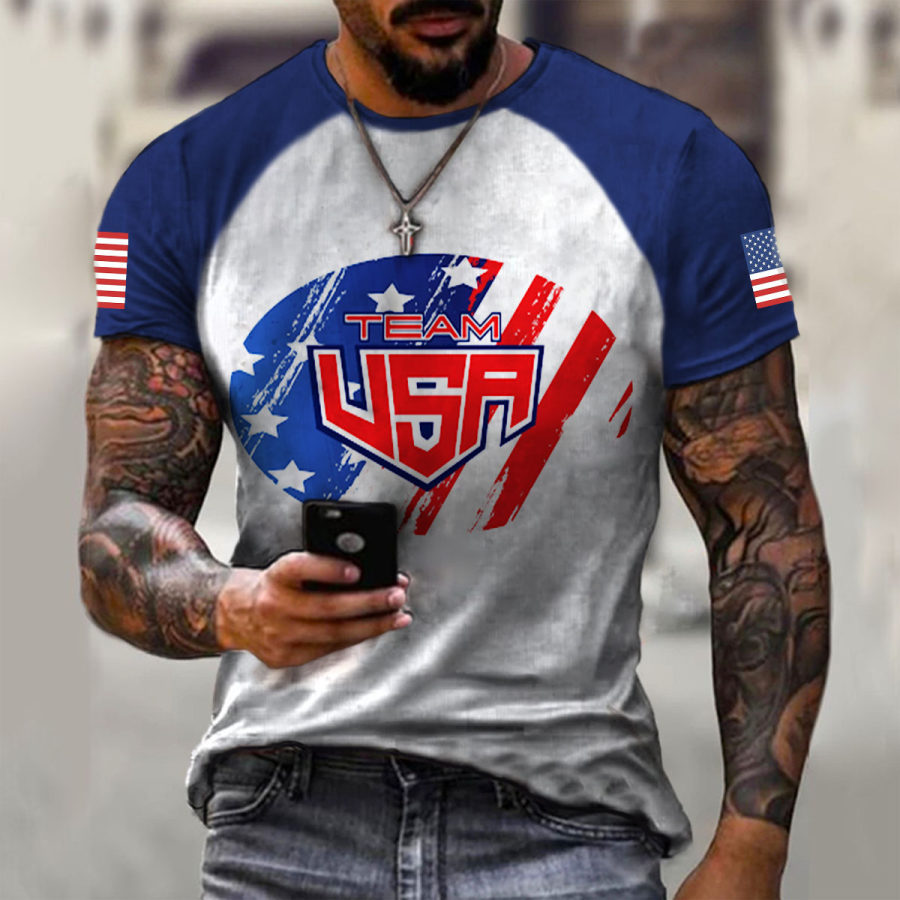 

Men's 2022 World Cup USA Fans Short Sleeve T-Shirt