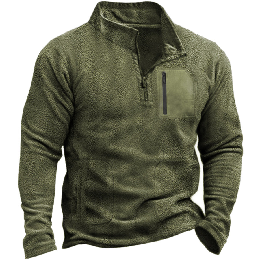 

Men's Outdoor Pocket Fleece Sweatshirt