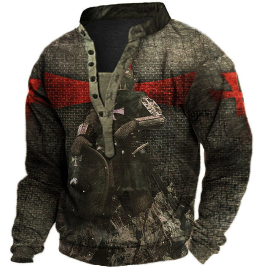 

Men's Vintage Templar Long Sleeve Sweatshirt