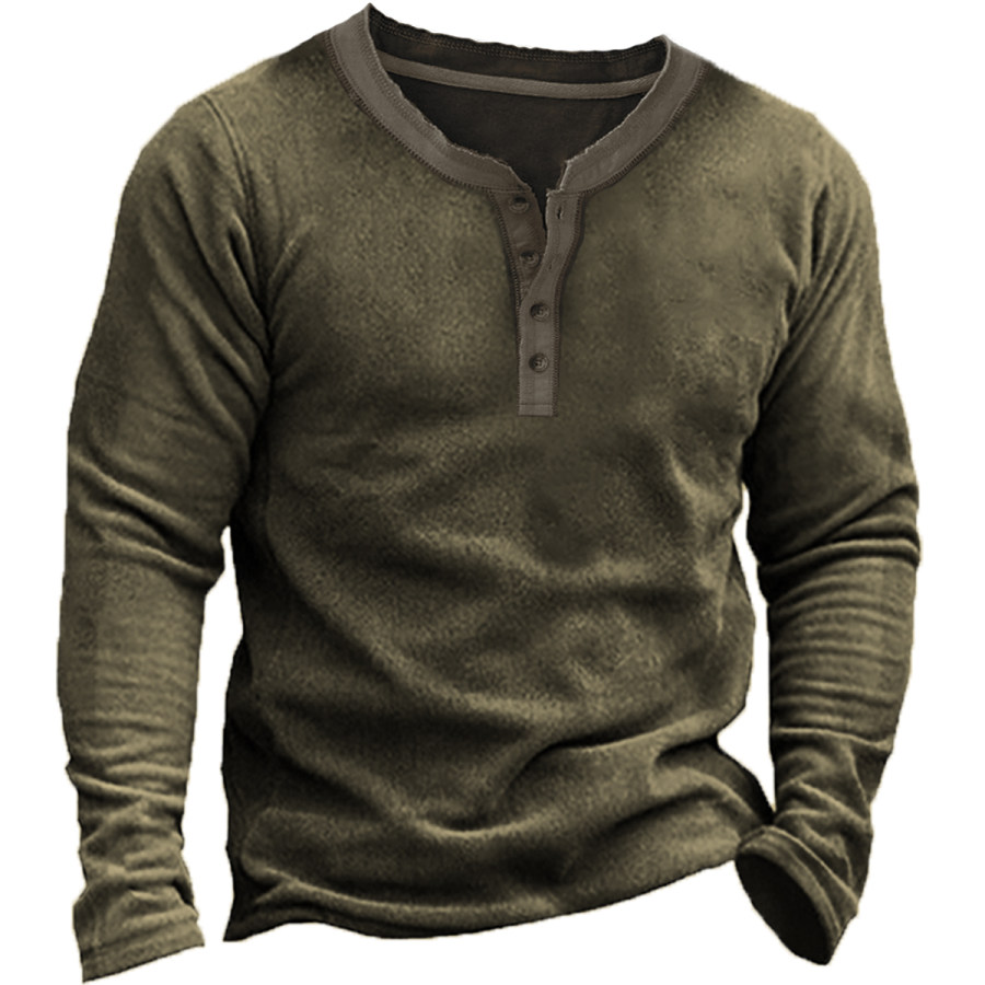 

Men's Retro Long Sleeve Sweatshirt