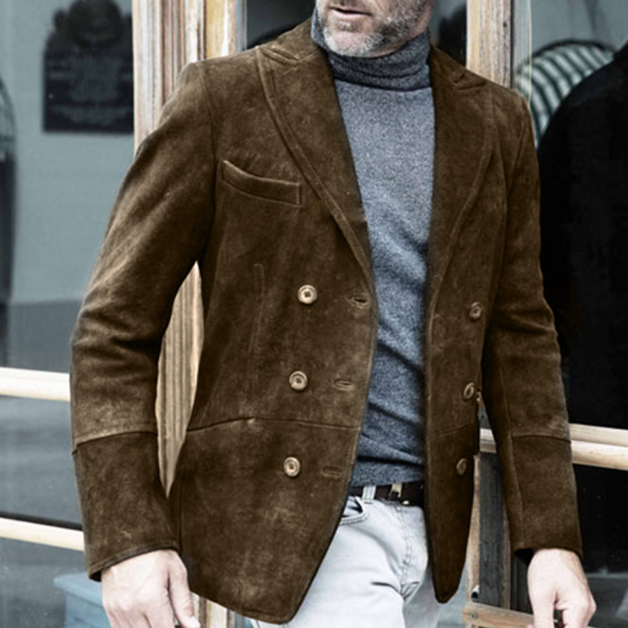 

Men's Vintage British Style Long Sleeve Cardigan Jacket