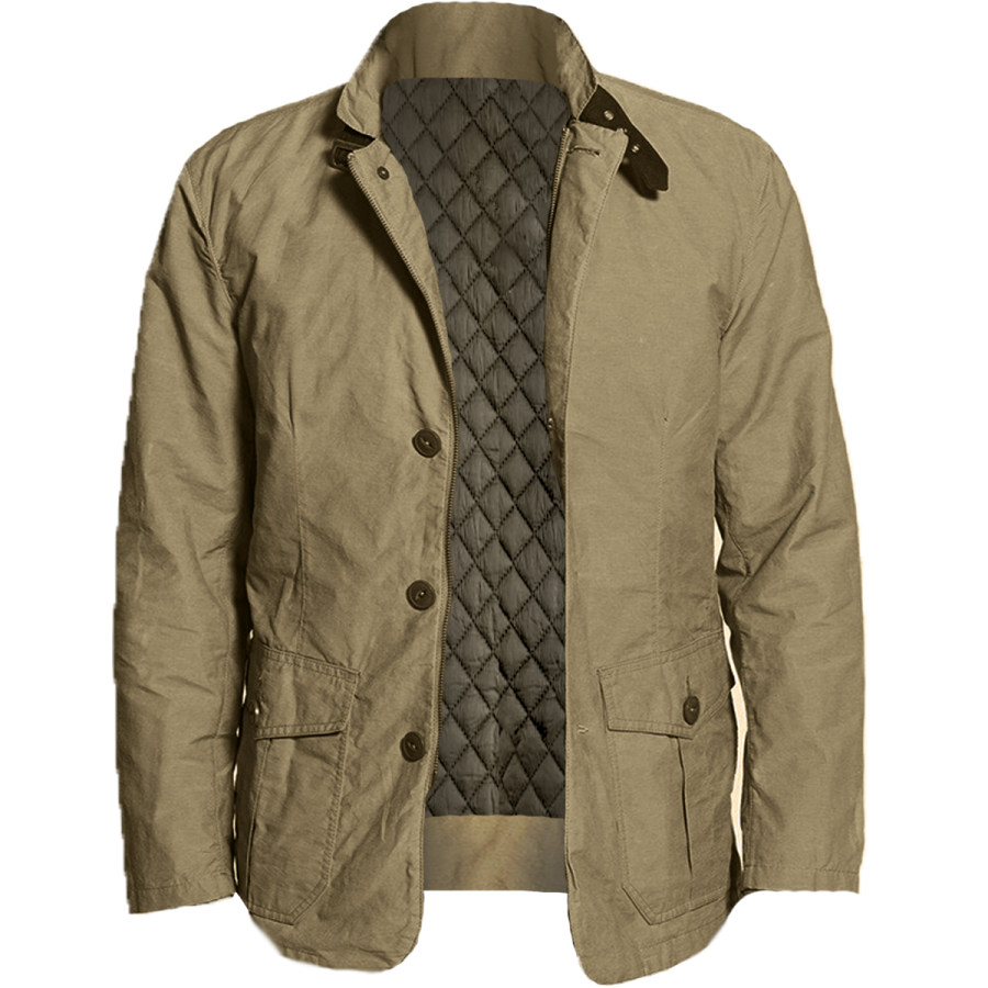 

Men's Vintage Fleece Long Sleeve Jacket