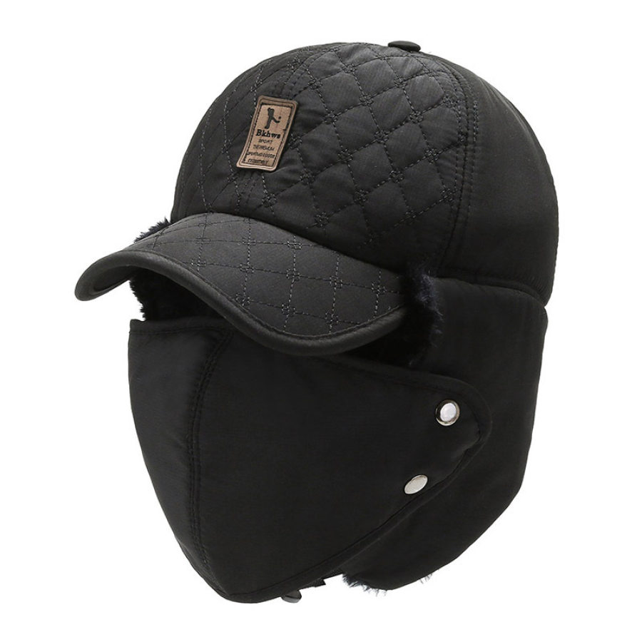 

Men's Retro Rhombus Outdoor Protective Hat