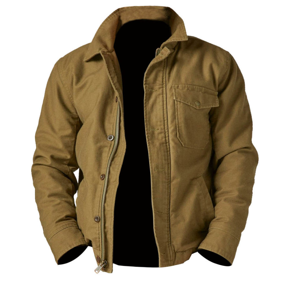 

Men's Outdoor Tactical Warm Deck Jacket