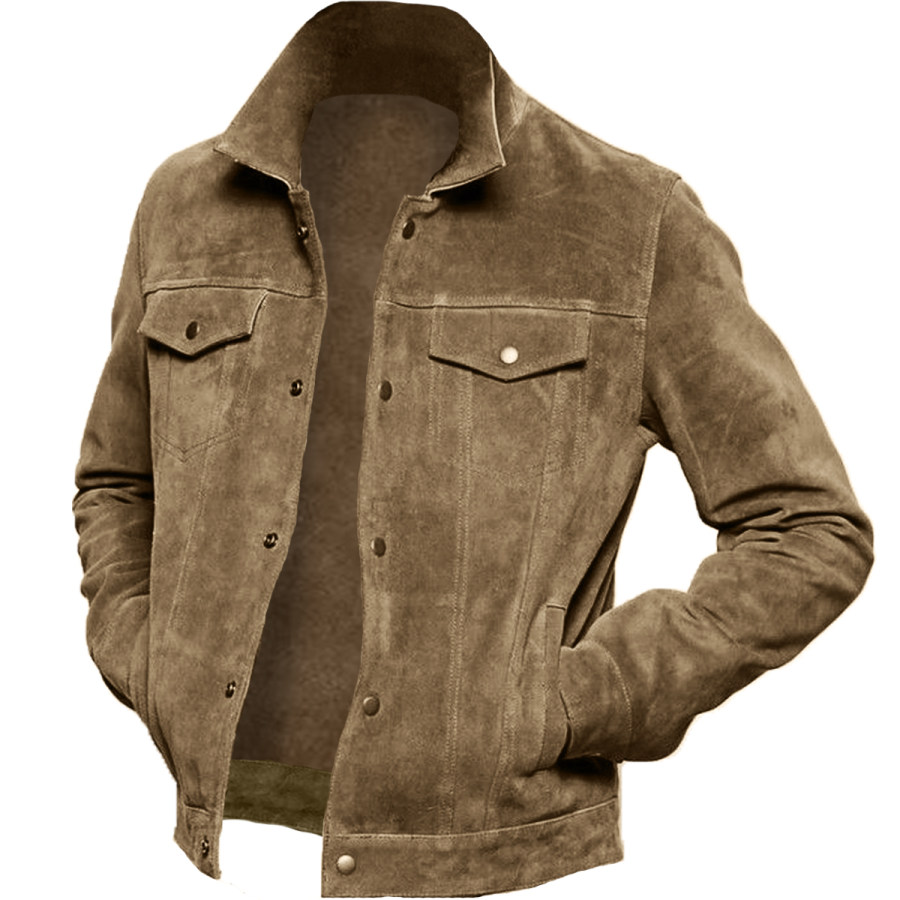 

Men's Retro Biker Jacket