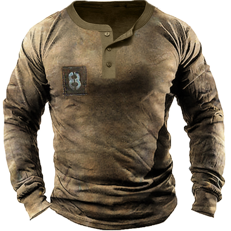 

Men's Vintage Size 8 Distressed Long Sleeve Sweatshirt