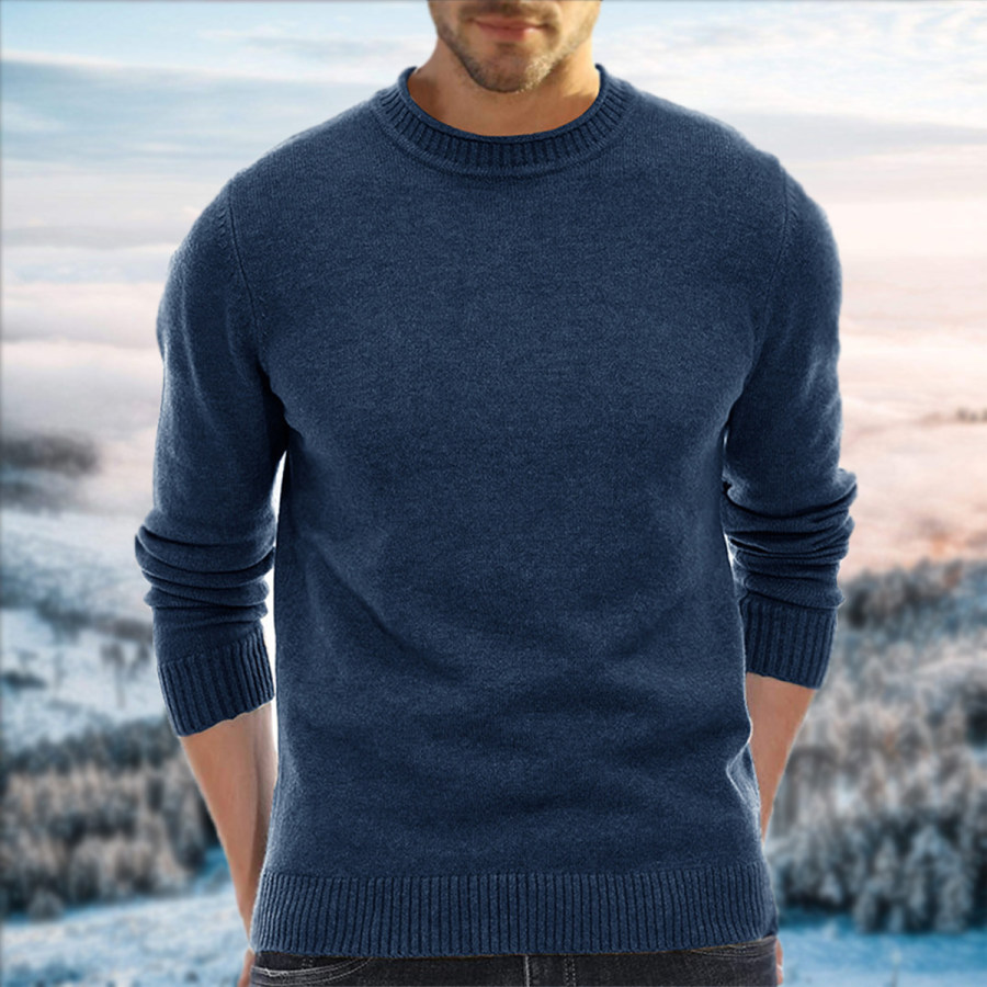 

Men's Casual Retro Long-sleeved Sweater